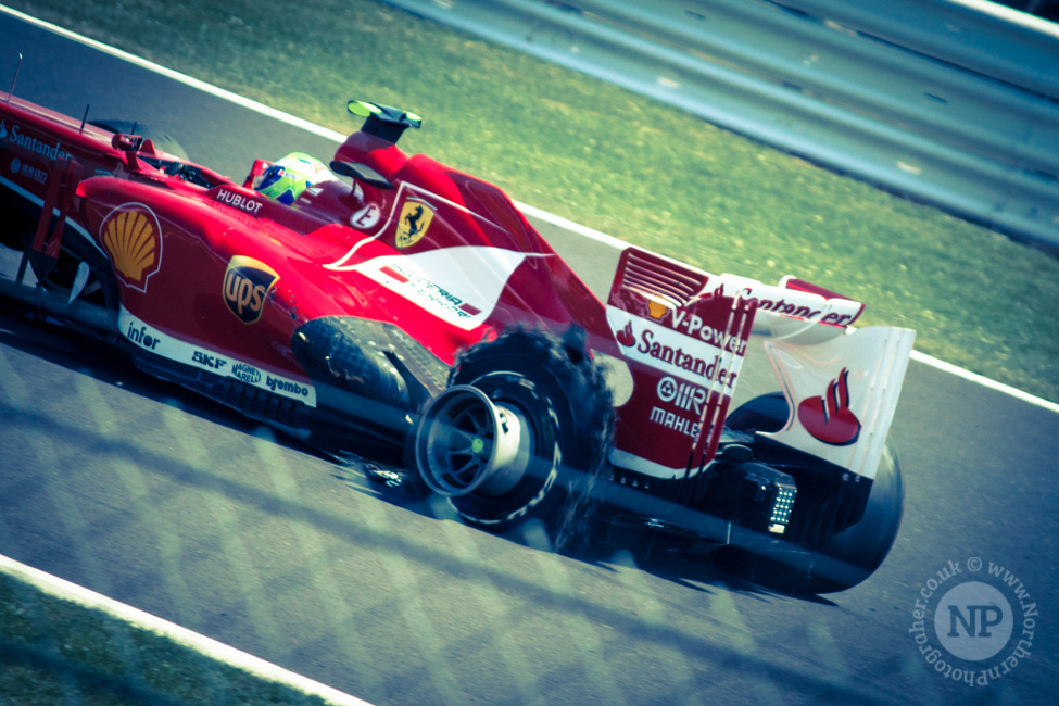 Felipe Massa Puncture