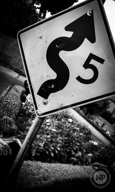 Lomdard Street Sign, San Francisco